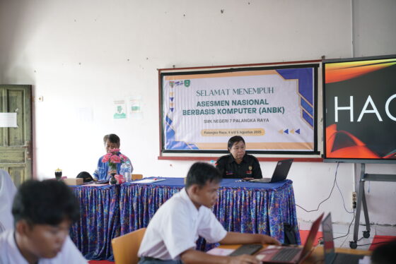 ‎Siswa SMKN 7 Palangka Raya Apresiasi Dukungan Gubernur dan Disdik Kalteng pada ANBK Hari Kedua