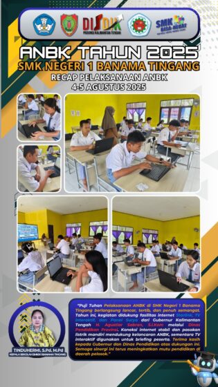 Puji Tuhan, ANBK di SMK Negeri 1 Banama Tingang Berjalan Lancar Berkat Dukungan Fasilitas dari Pemprov Kalteng