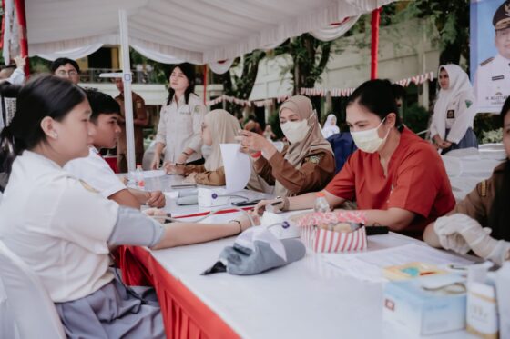 ‎Pemprov Kalteng Gelar Cek Kesehatan Gratis untuk Pelajar Bersama Gubernur Agustiar Sabran di SMAN 2 Palangka Raya