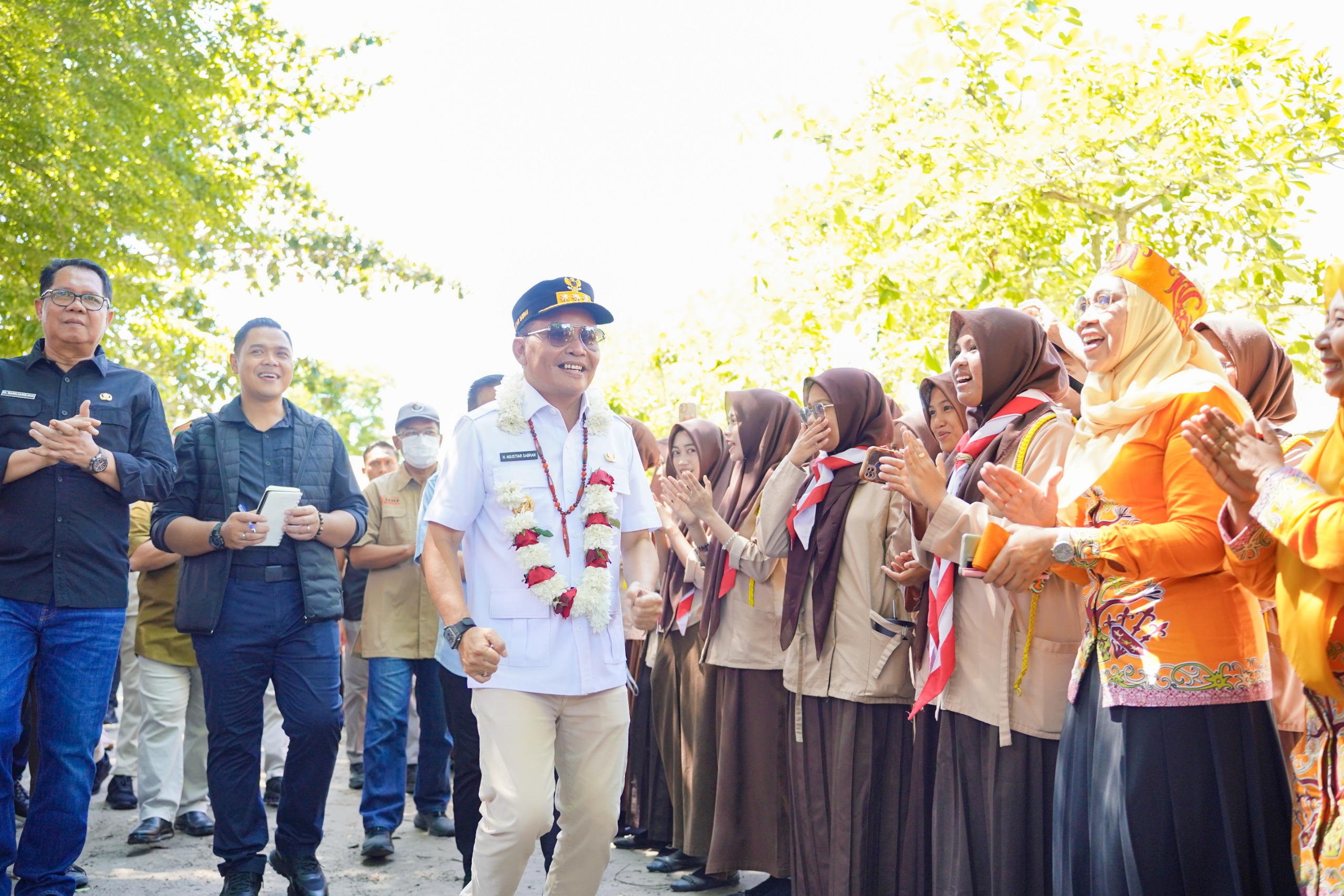 Kunjungan Gubernur Kalteng