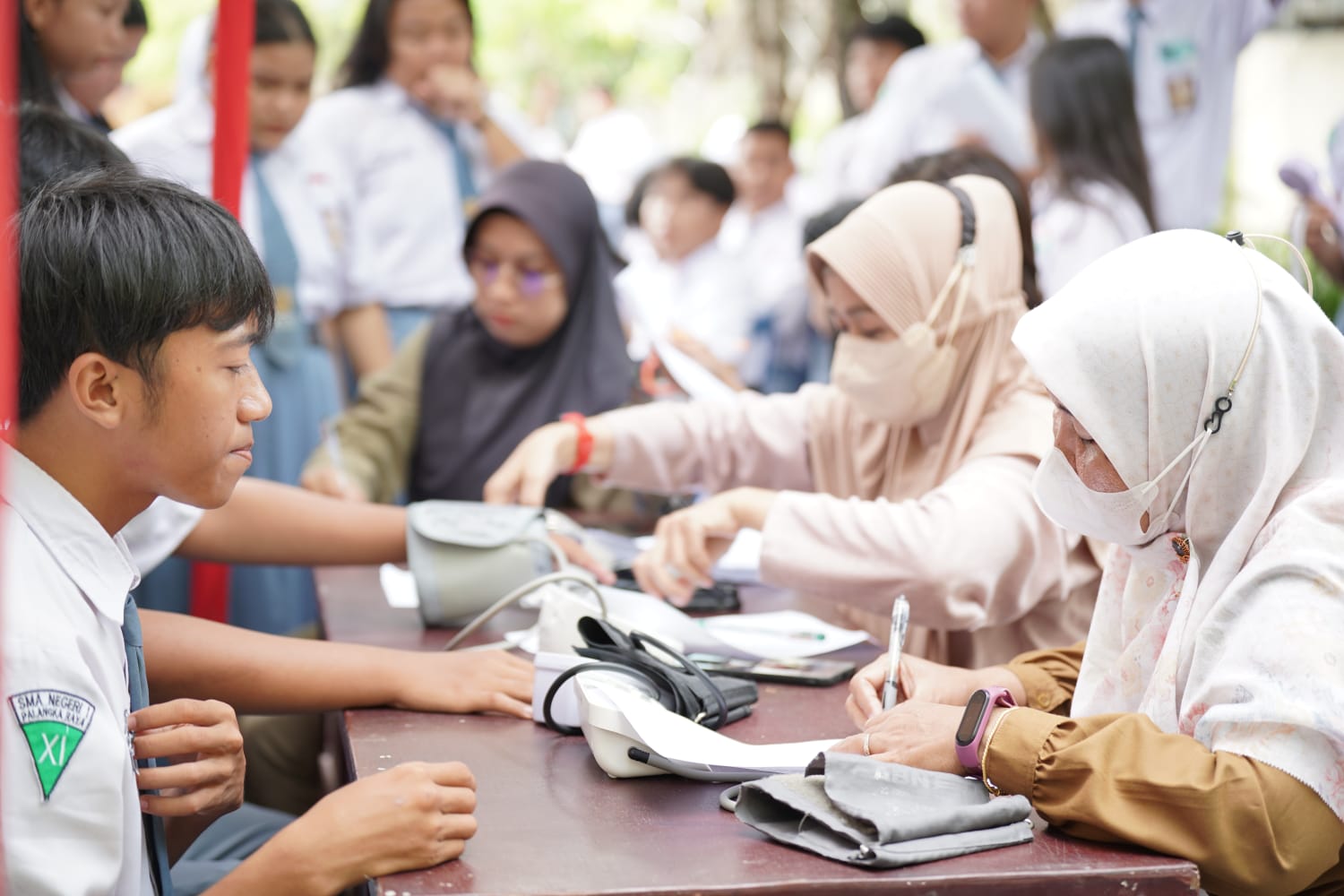 Program Presiden Prabowo di Kalteng Berjalan Lancar, Anak-Anak Antusias Ikuti CKG dan MBG