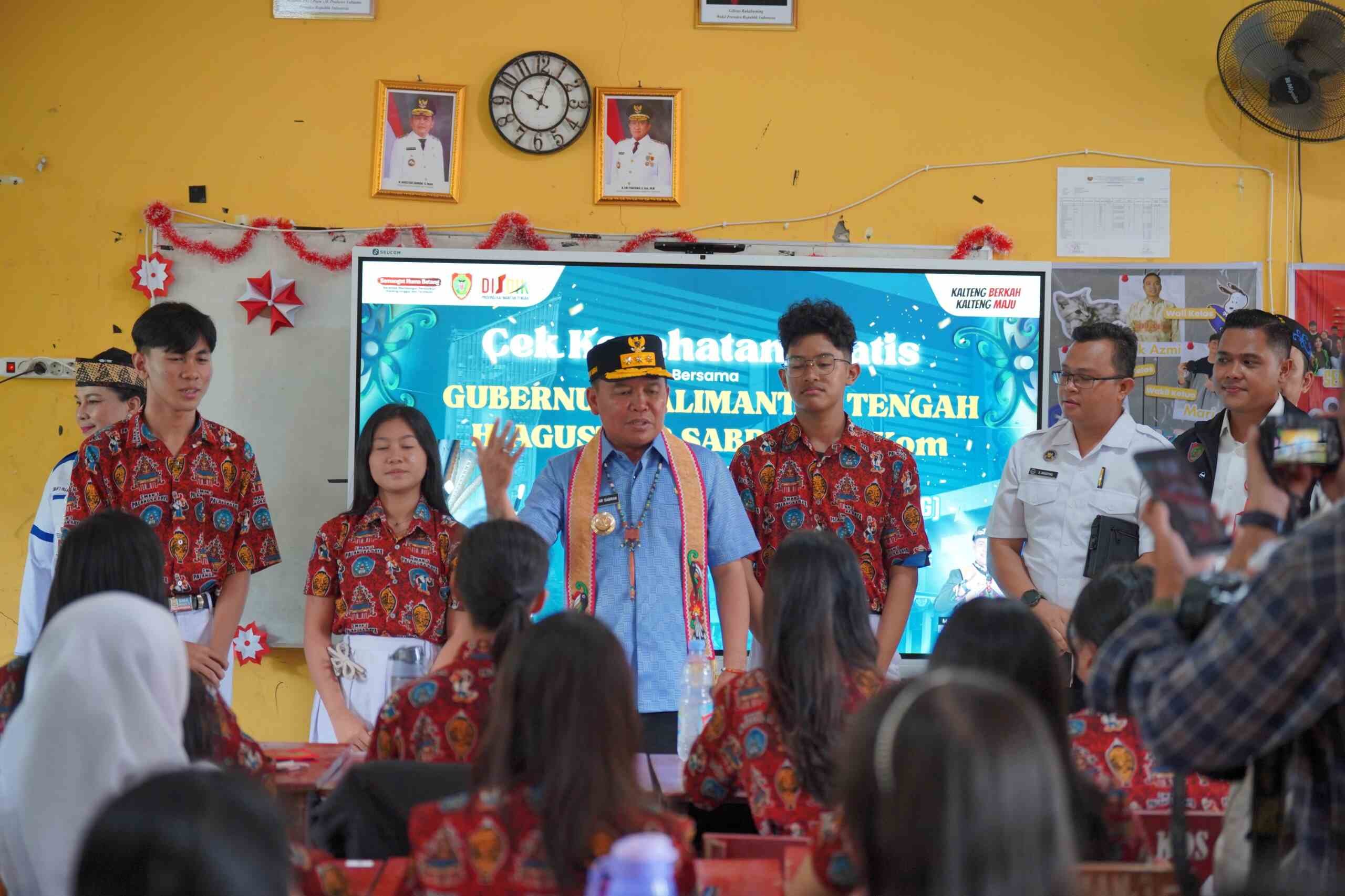 Pemprov Kalteng Mantapkan Pendidikan dan Kesehatan Pelajar Lewat Program Strategis Nasional