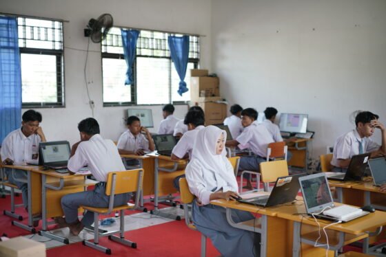 ‎Siswa SMKN 7 Palangka Raya Apresiasi Dukungan Gubernur dan Disdik Kalteng pada ANBK Hari Kedua