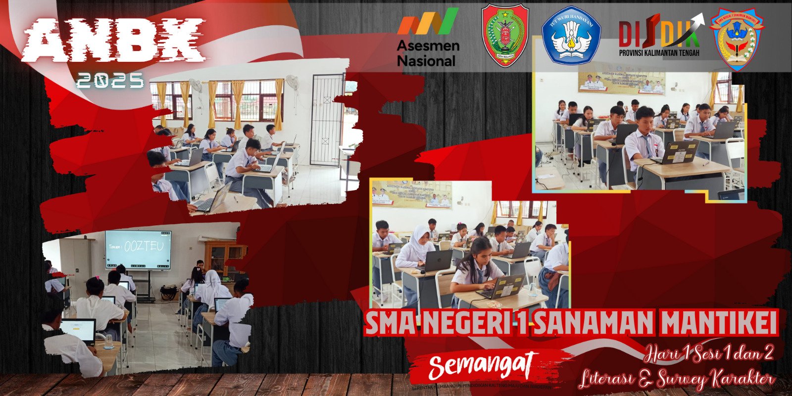 Hujan Tak Menghalangi Semangat ANBK di SMAN 1 Sanaman Mantikei, Starlink dan Panel Surya Jadi Penyelamat