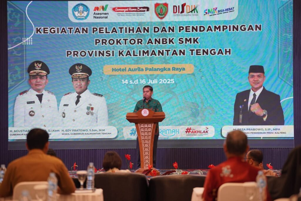 ‎Digitalisasi Pendidikan Diperkuat, Proktor ANBK SMK se-Kalteng Ikuti Pelatihan Intensif Selama Tiga Hari di Palangka Raya