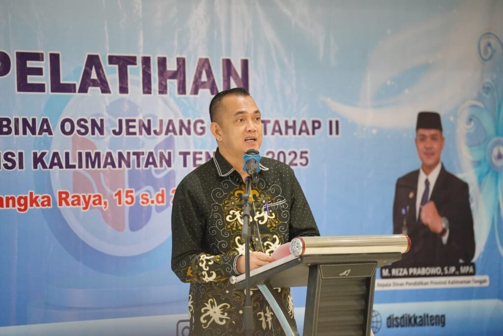 114 Guru Pembina OSN SMA Ikuti Pelatihan Tahap 2 di Palangka Raya, Reza Prabowo: Ini Gerakan Intelektual Bangun Ekosistem Sains Kalteng