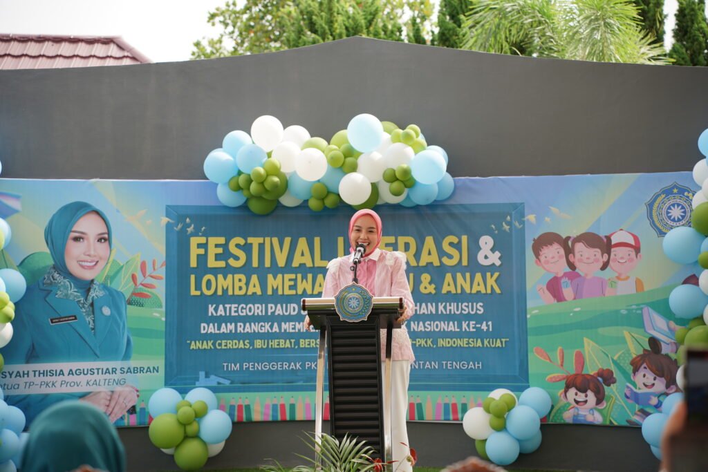 Festival Literasi dan Lomba Mewarnai Ibu-Anak Meriahkan Peringatan Hari Anak Nasional ke-41 di Palangka Raya