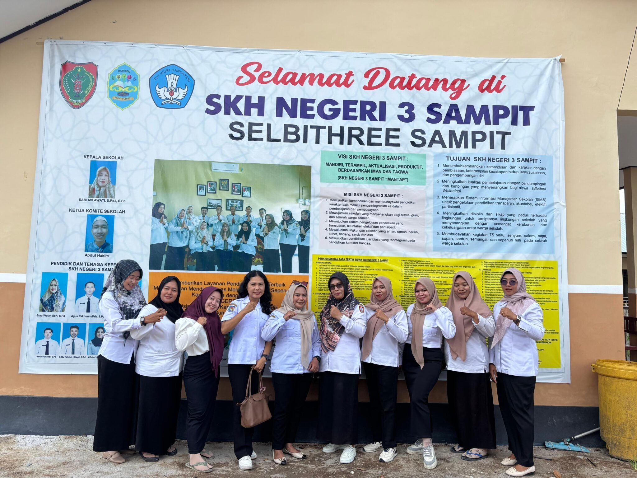Kunjungan Tim Monitoring dan Evaluasi Alat Okupasi di SKH Negeri 3 Sampit Berlangsung Lancar