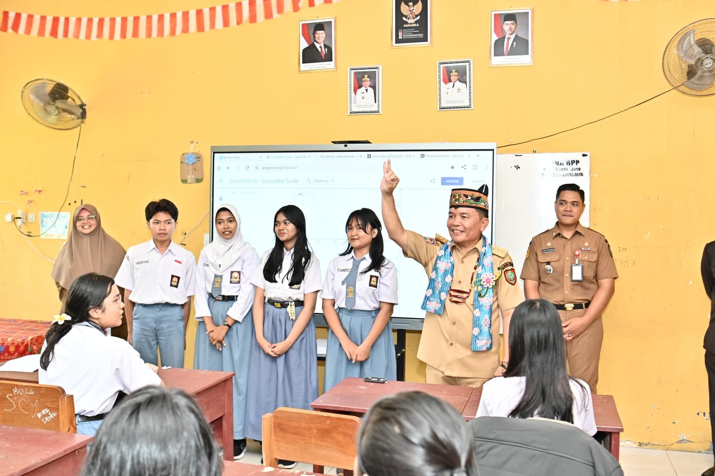 Gubernur H. Agustiar Sabran Sidak ke SMAN 3 Palangka Raya, Kadisdik Kalteng Tegaskan Komitmen Digitalisasi dan Perbaikan Sarpras Sekolah