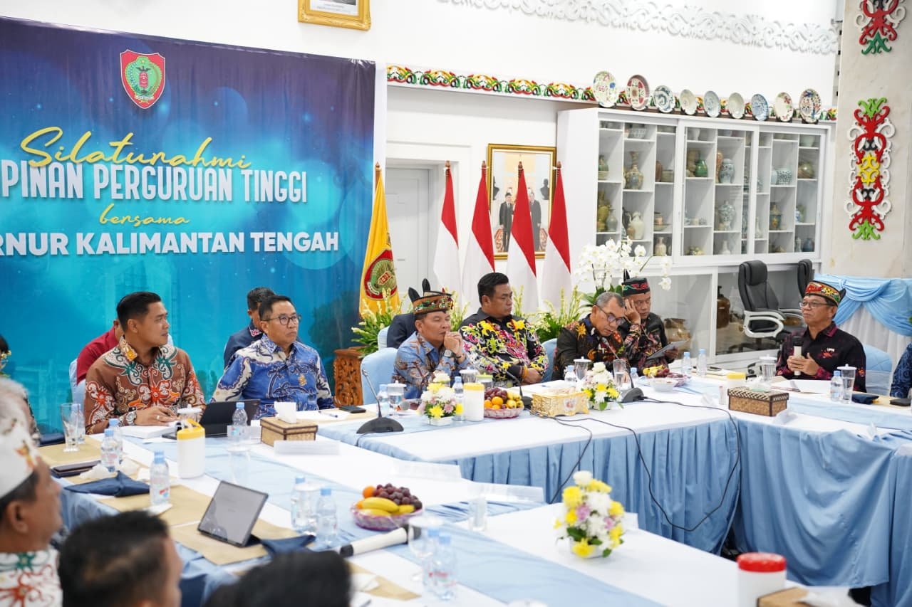 Gubernur Agustiar Sabran Kumpulkan Pimpinan Perguruan Tinggi: Mantapkan Program Satu Rumah Satu Sarjana, Prioritaskan Anak Desa dan Daerah Terpencil