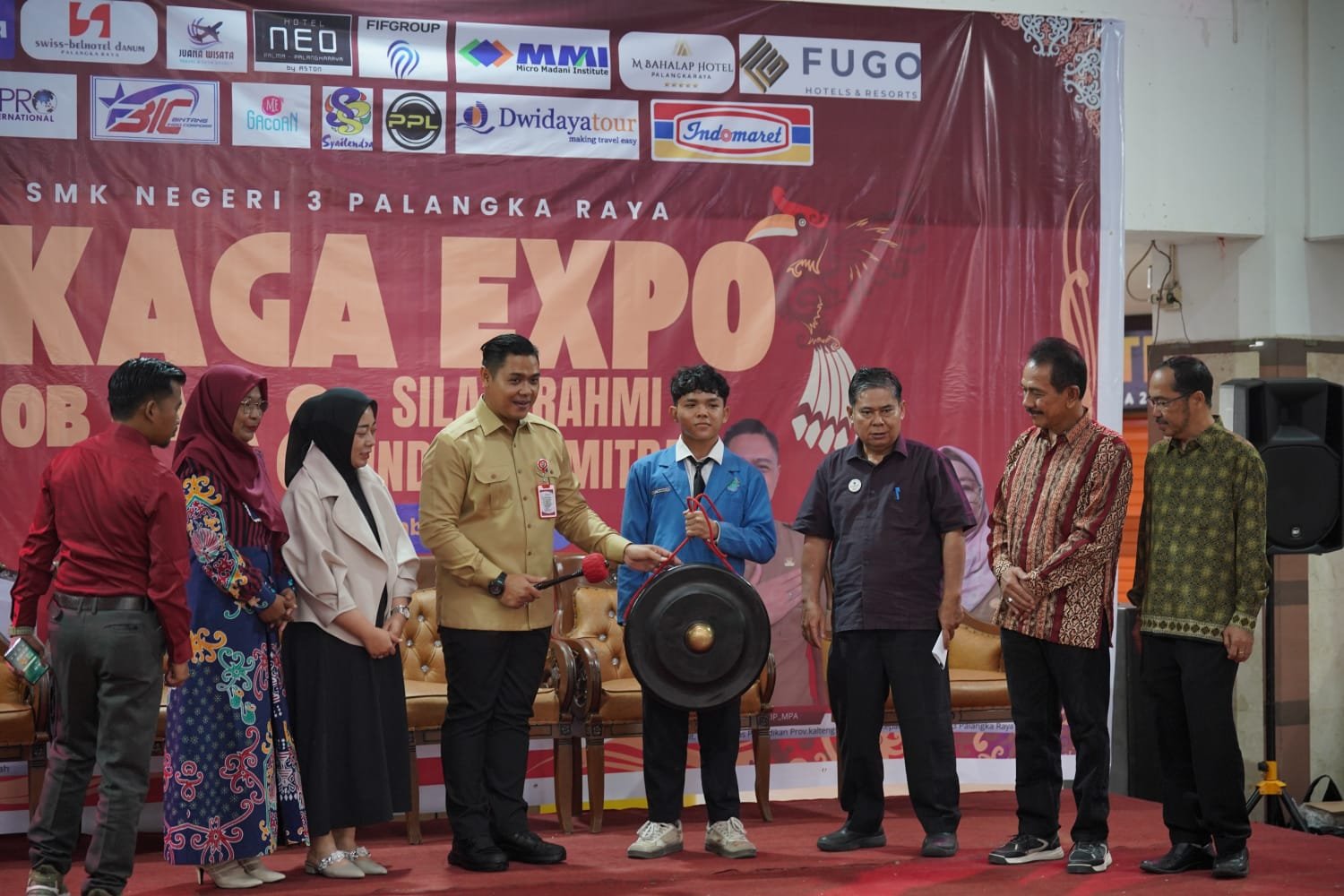 Plt. Kadisdik Kalteng Buka Skaga Expo Job Fair 2025, Dorong Lulusan SMK Melesat Siap Kerja Global