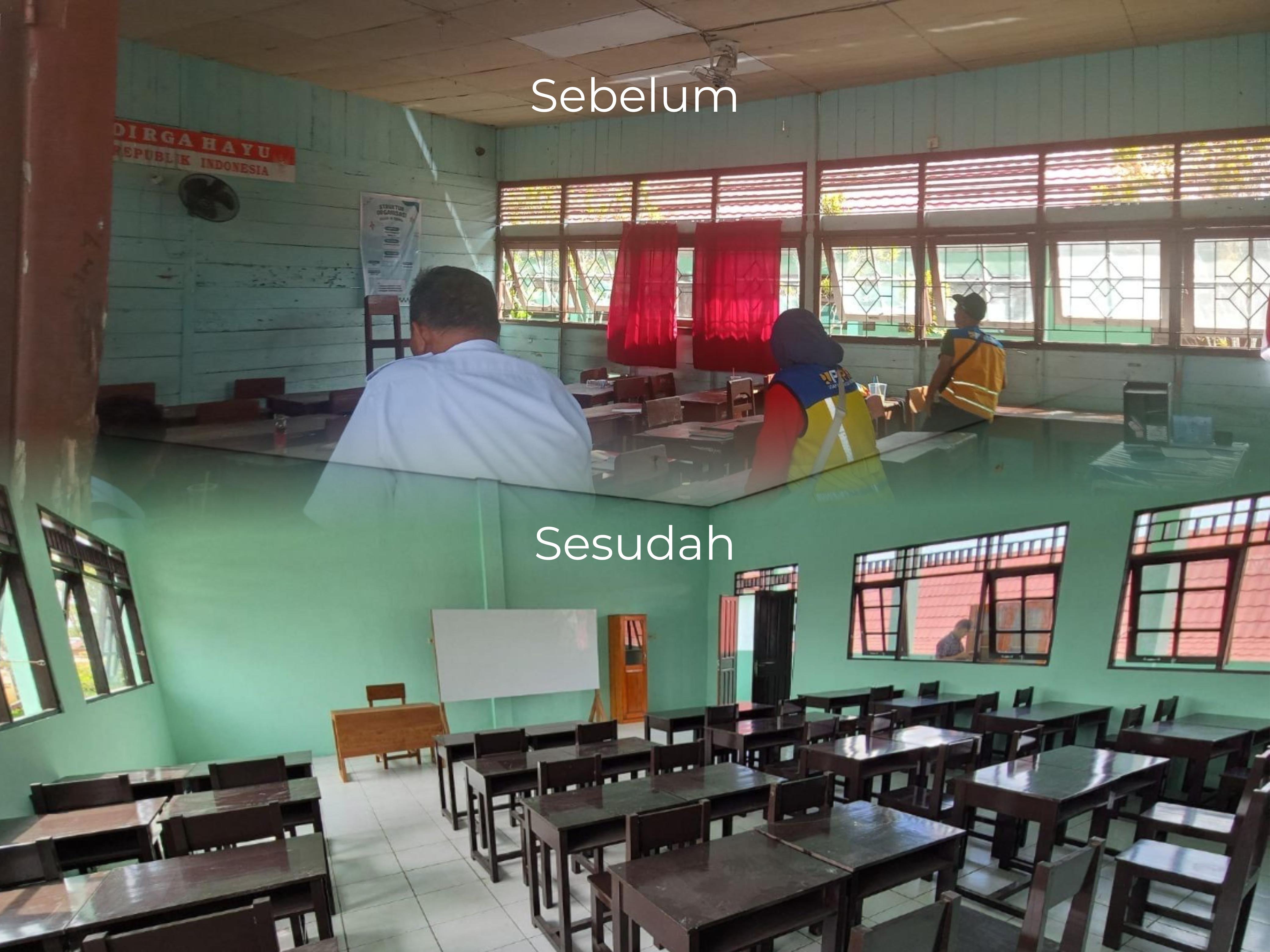 ‎Revitalisasi SMAN 3 Sampit Disambut Antusias Siswa dan Guru