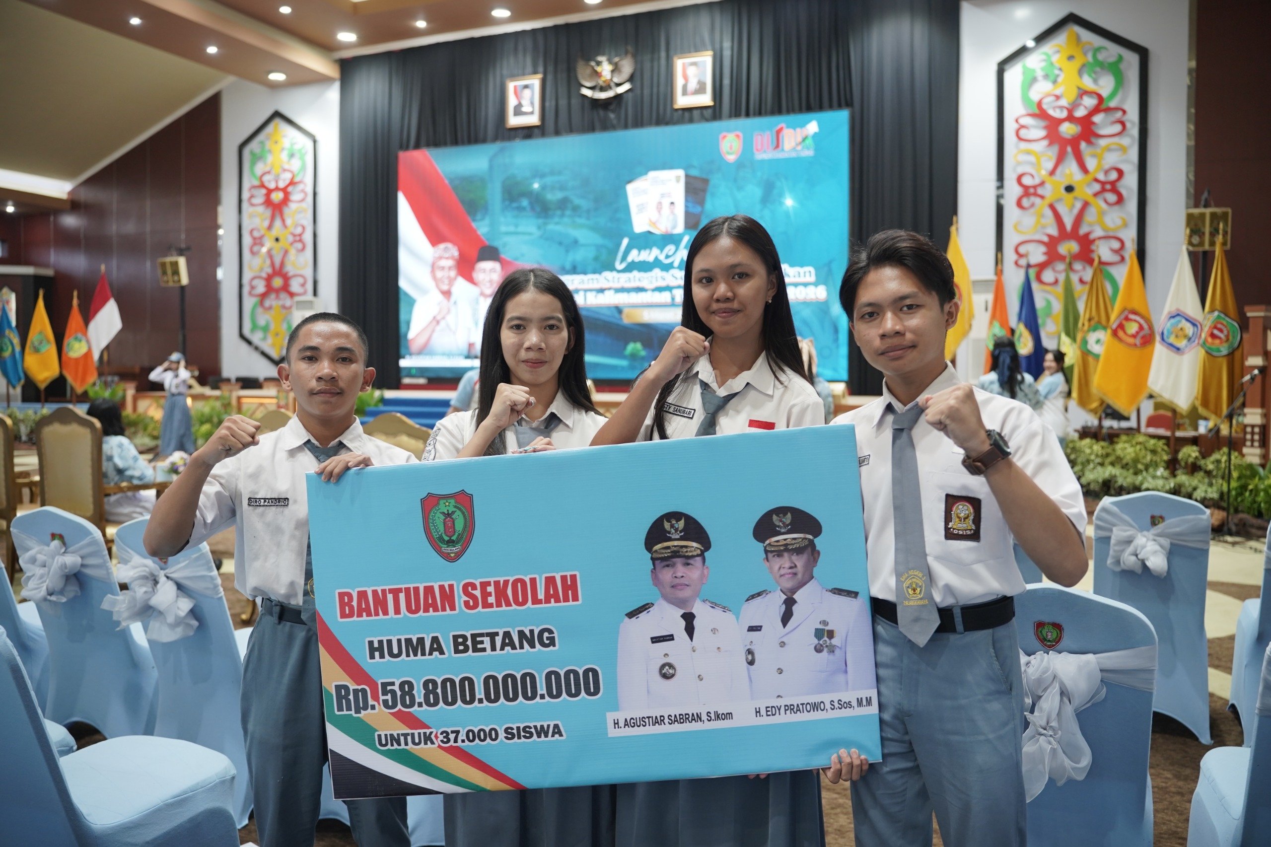 ‎Pemprov Kalteng Luncurkan Program Strategis Pendidikan 2026, 60 Ribu Siswa Terima Bantuan