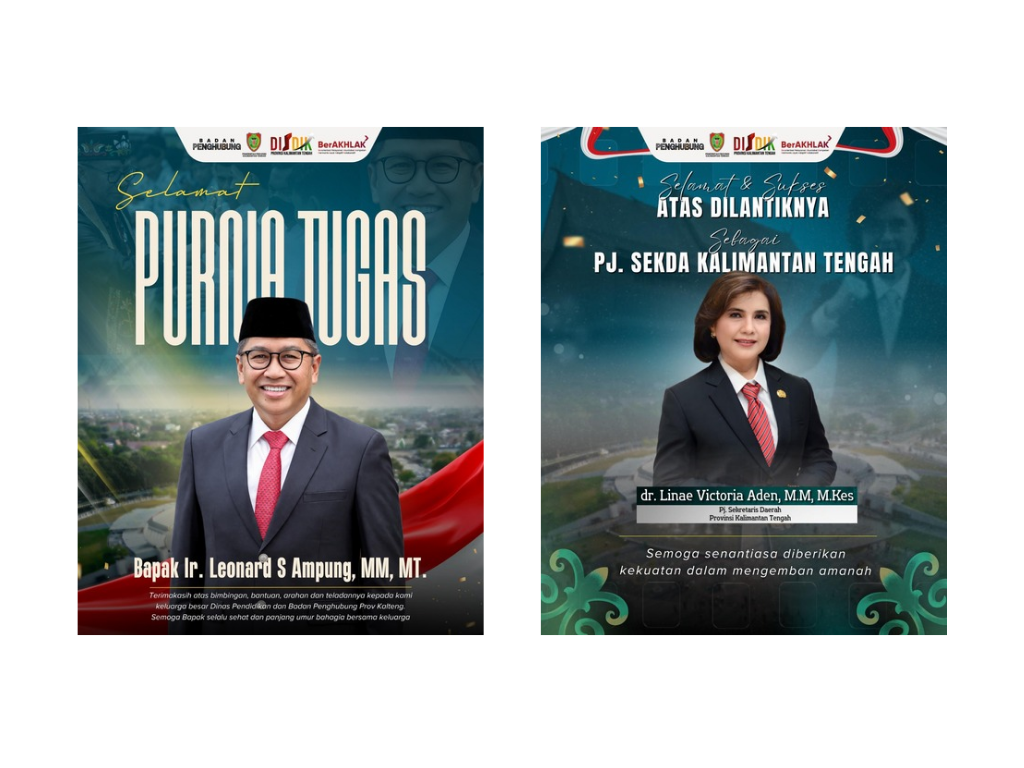 ‎Kadisdik Kalteng Sampaikan Apresiasi Purna Tugas Leonard S Ampung dan Ucapan Selamat kepada Pj Sekda Linae Victoria Aden