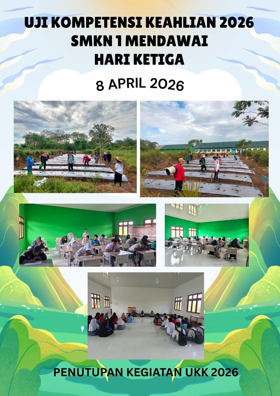 ‎SMKN 1 Mendawai Sukses Gelar UKK 2026, Uji Kompetensi ATPH dan DKV