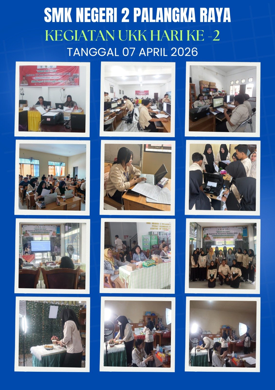 ‎UKK Bukan Sekadar Ujian, SMKN 2 Palangka Raya Cetak Lulusan Siap Kerja dan Siap Kuliah