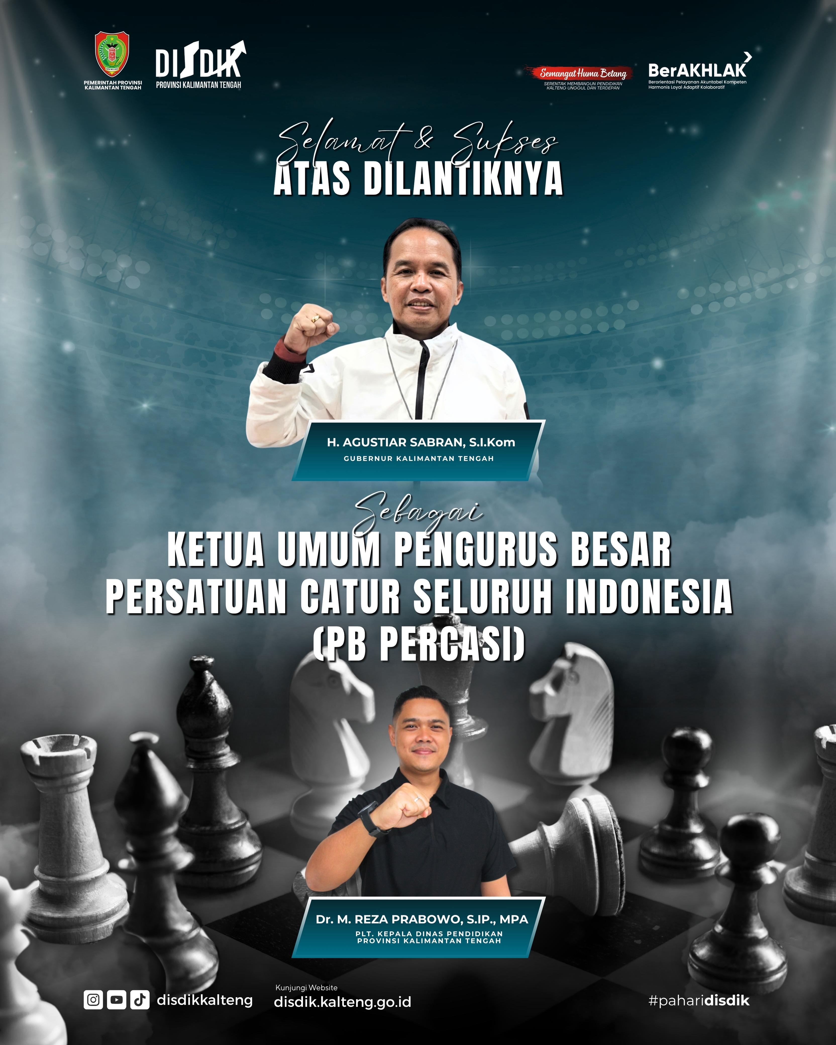 Dukung Program Gubernur, Disdik Kalteng Siap Hadirkan Ekstrakurikuler Catur di Sekolah