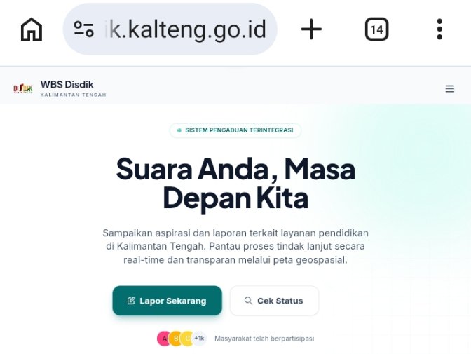 Kini Bisa Lapor Online, Disdik Kalteng Sediakan Kanal Aduan Digital untuk Masyarakat