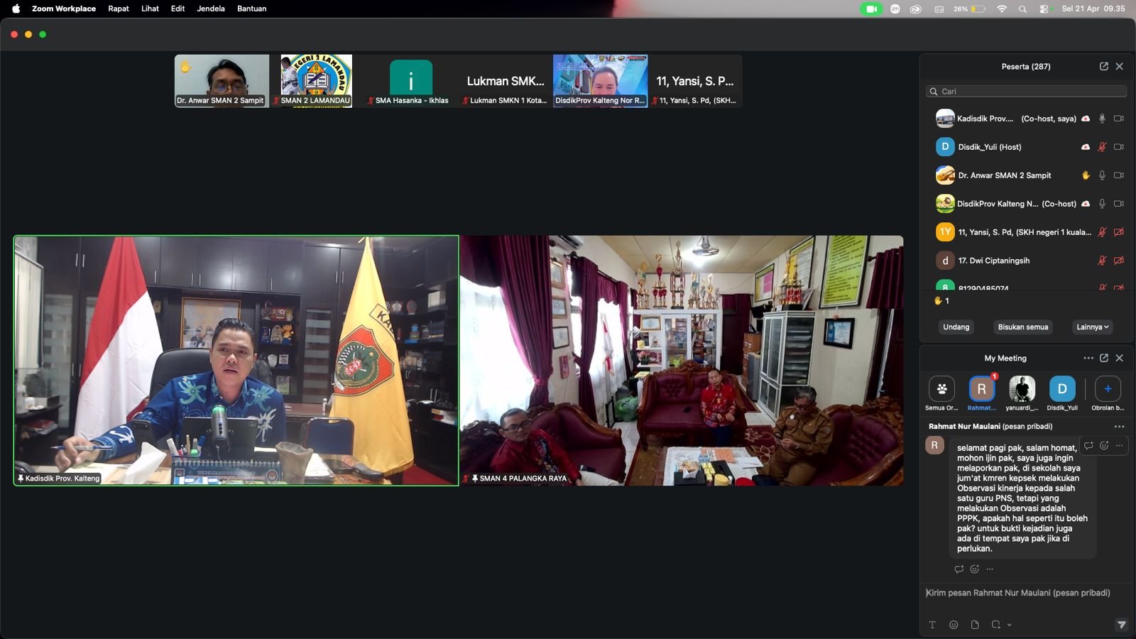 Perkuat Transparansi, Disdik Kalteng Fasilitasi Website Sekolah dan Dorong Jurnalis Sekolah