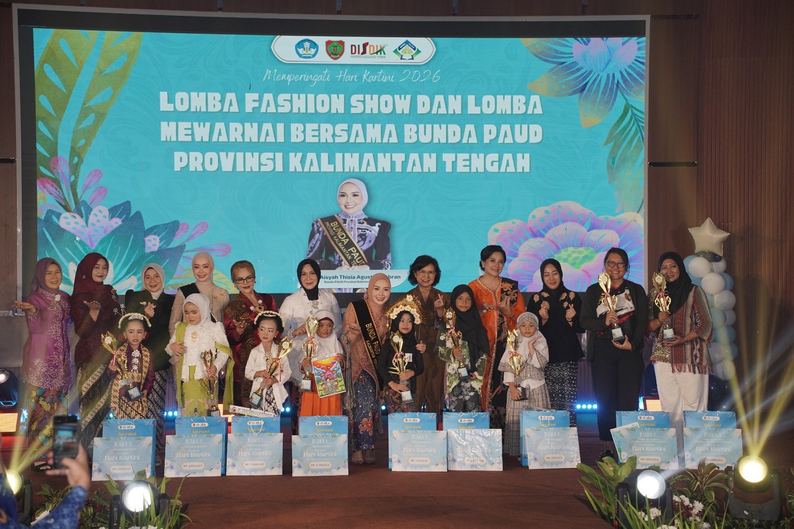 ‎Semarak Hari Kartini ke-147, Lomba Fashion Show dan Mewarnai PAUD Kalteng Tekankan Pembentukan Karakter Sejak Dini