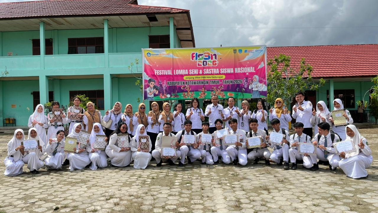 SMAN 1 Sampit Dominasi FLS3N 2026 Kotawaringin Timur, Borong Juara di Berbagai Cabang Seni dan Sastra