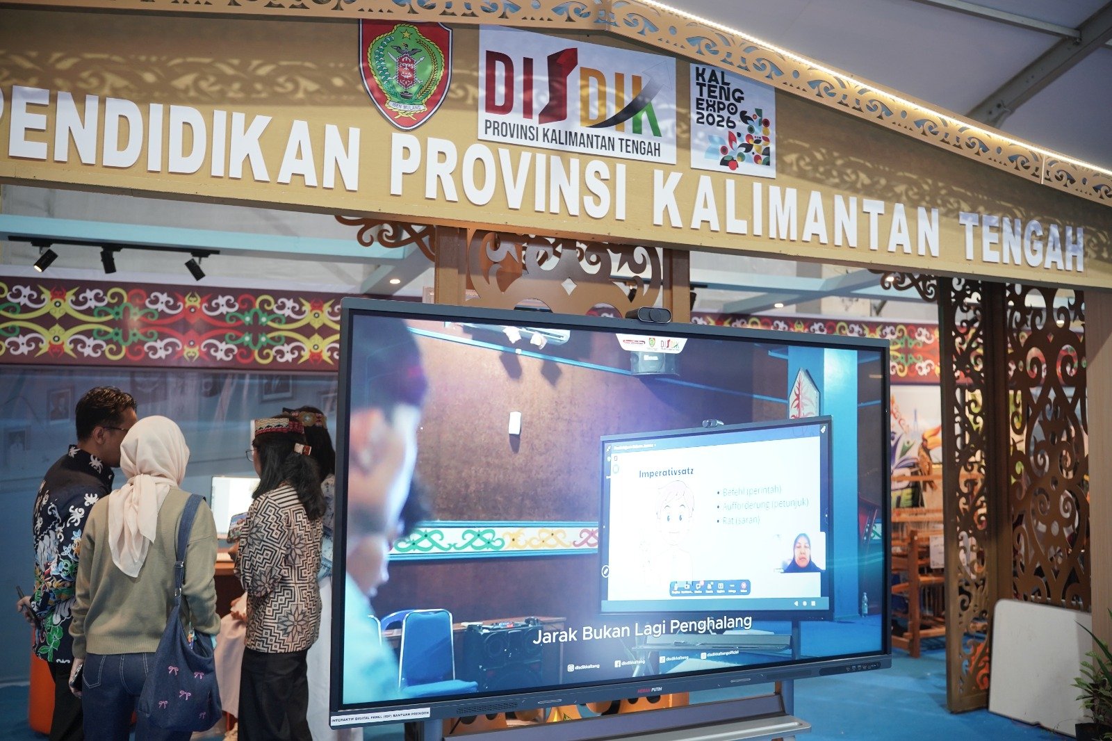 ‎Disdik Kalteng Tampilkan Sekolah Digital dan Keberagaman Budaya di Kalteng Expo 2026 Lewat Konsep Rumah Betang