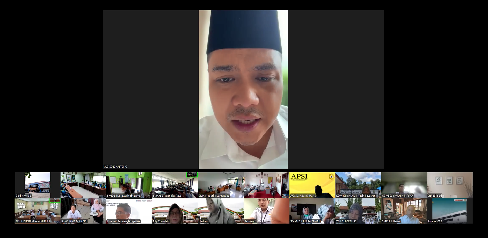 Kadisdik Kalteng Dorong Forum Evaluasi Pendidikan yang Lebih Efektif dan Menjangkau Seluruh Guru
