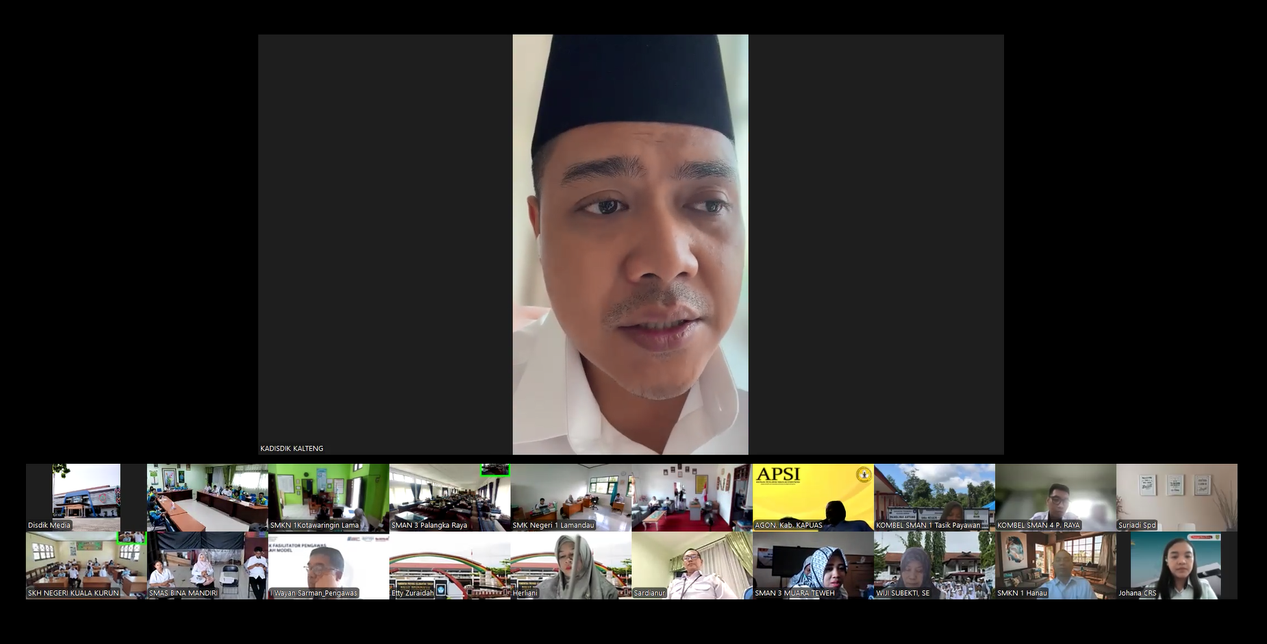 Kadisdik Kalteng Ajak Seluruh Insan Pendidikan Bersatu Wujudkan SDM Unggul