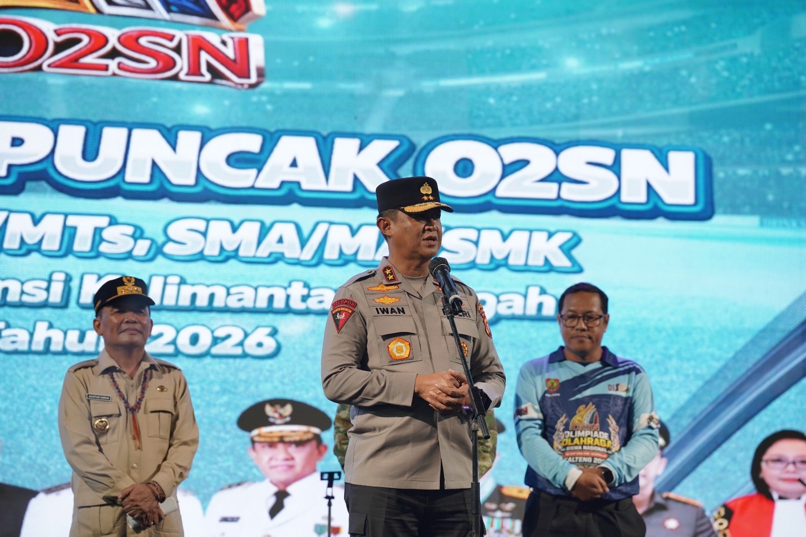 Kapolda Kalteng Irjen Pol. Iwan Kurniawan: O2SN Jadi Wadah Cetak Atlet Berprestasi dan Generasi Berkarakter