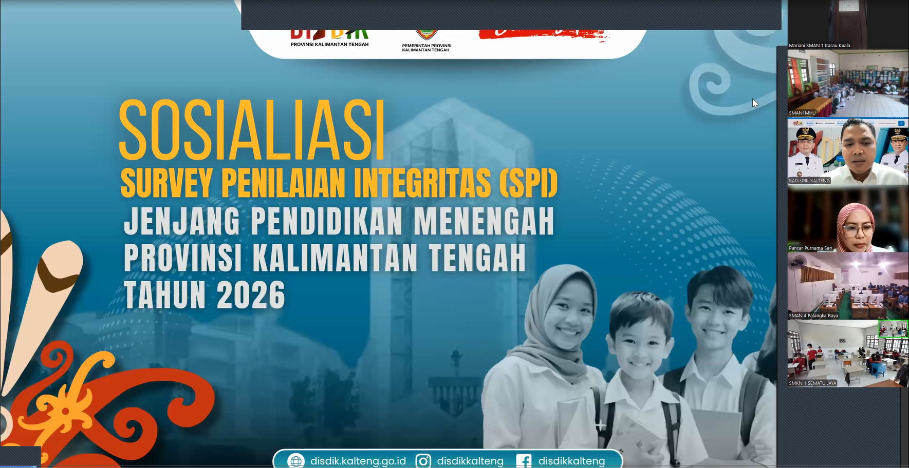 Kadisdik Kalteng Tegaskan Transparansi Dana BOS dan Tolak Pungutan yang Bersifat Memaksa