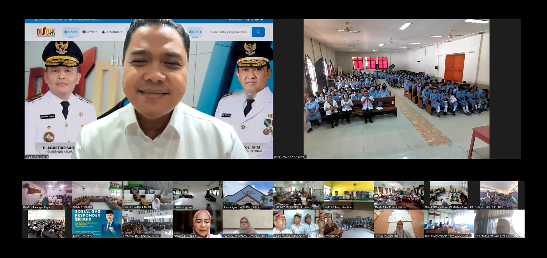 Kadisdik Kalteng Apresiasi Dedikasi Guru SMAS Taruna Jaya Sampit, Siap Upayakan Penambahan Papan Tulis Interaktif