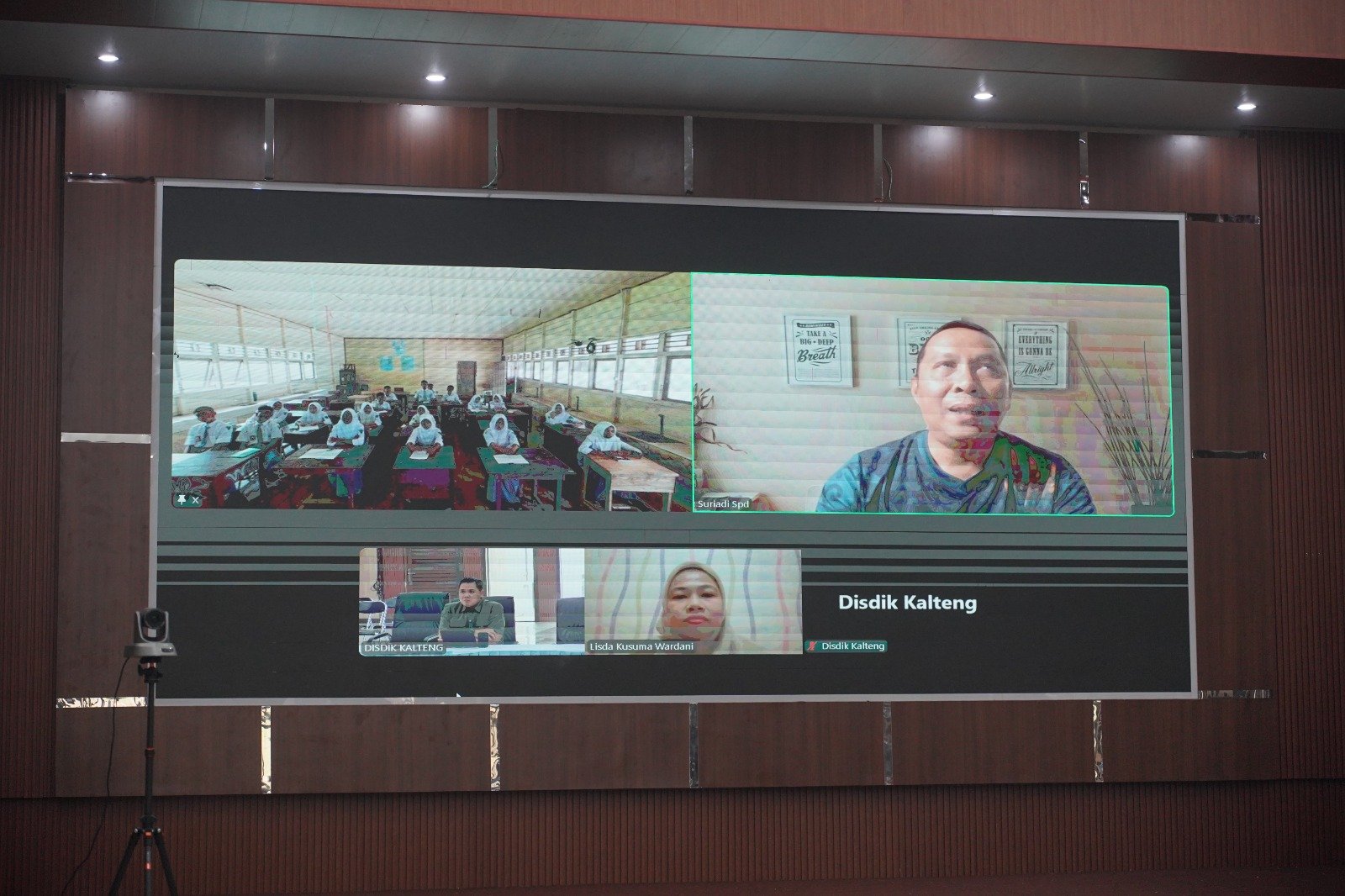 PJJ Saat Karhutla Dikawal Kelas Digital Huma Betang, Disdik Kalteng Pantau Kondisi Sekolah Berbasis ISPU