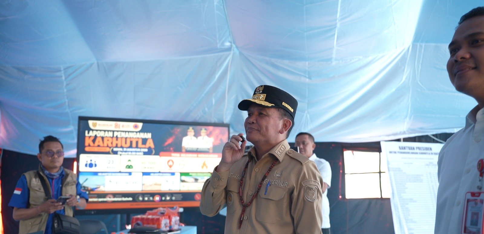 Gubernur Agustiar Sapa Murid SMAN 1 Tewah Saat PJJ: “Jauh di Mata, Dekat di Hati”