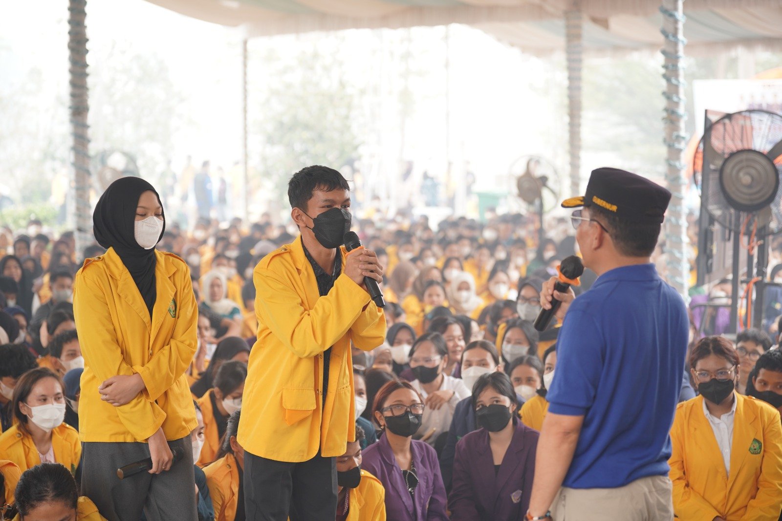 Dari Biaya Hidup hingga Cita-Cita, Mahasiswa Curhat Langsung kepada Gubernur Kalteng