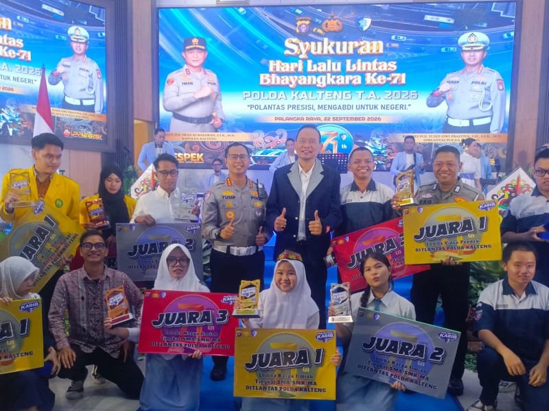 Gemilang di Tingkat Nasional! Rasya Alika Farshi Bawa Kalteng Raih Juara 3 LKTI HUT ke-71 Lalu Lintas