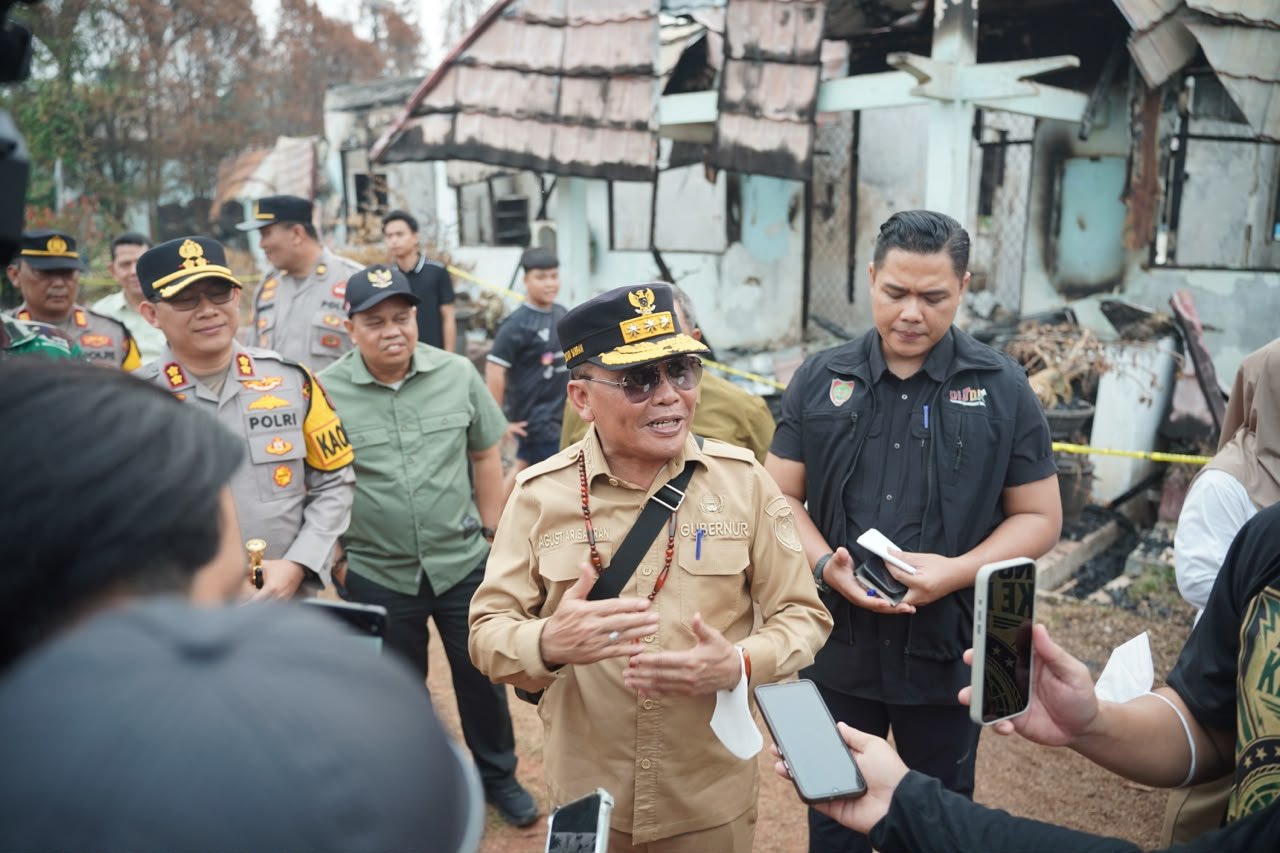 Gubernur Agustiar Sabran Pastikan SMAN 1 Cempaga Dibangun Kembali Tahun Ini