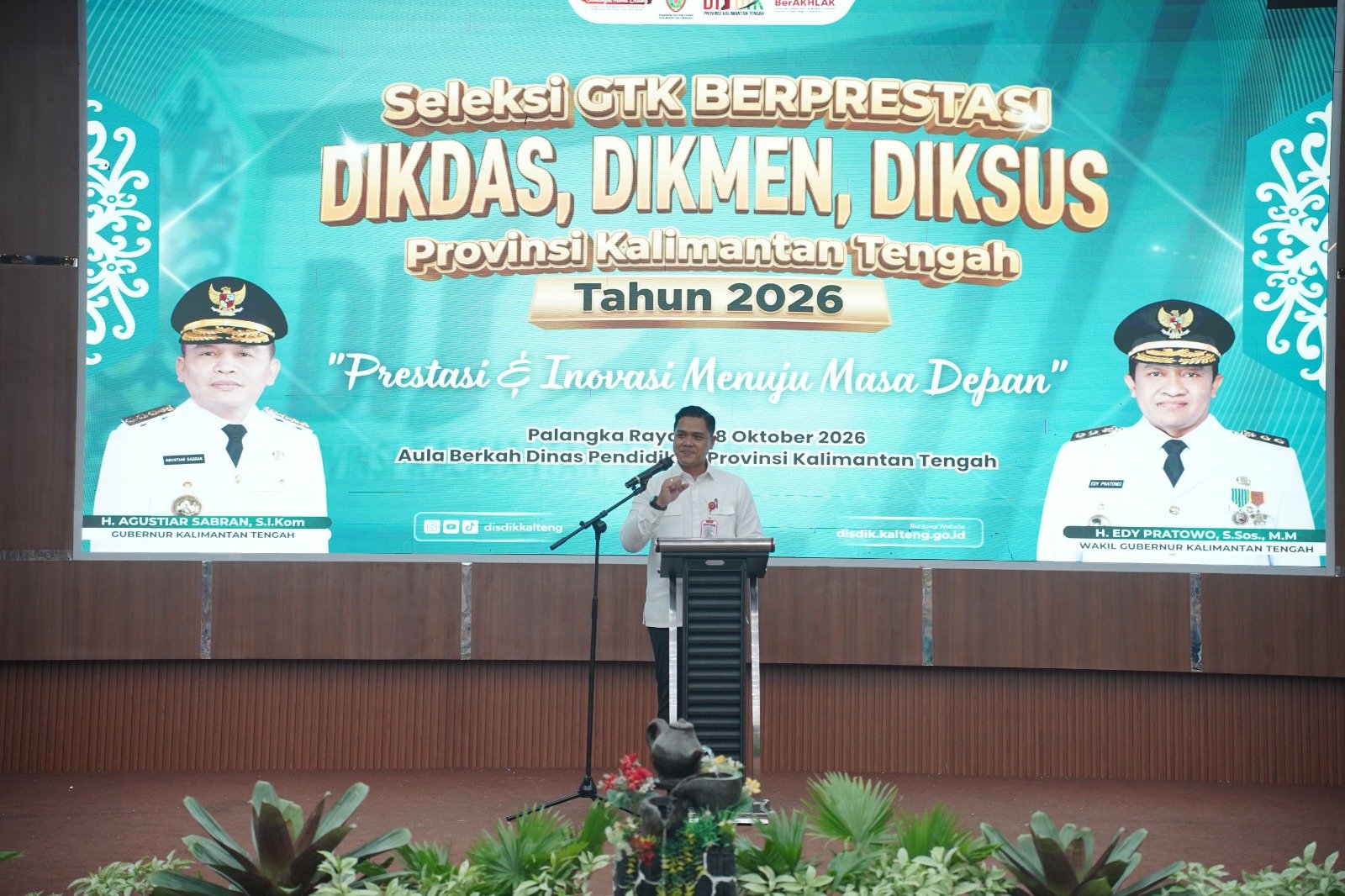 Tutup Seleksi GTK Berprestasi 2026, Kadisdik Kalteng Tekankan Inovasi dan Keteladanan Pendidik