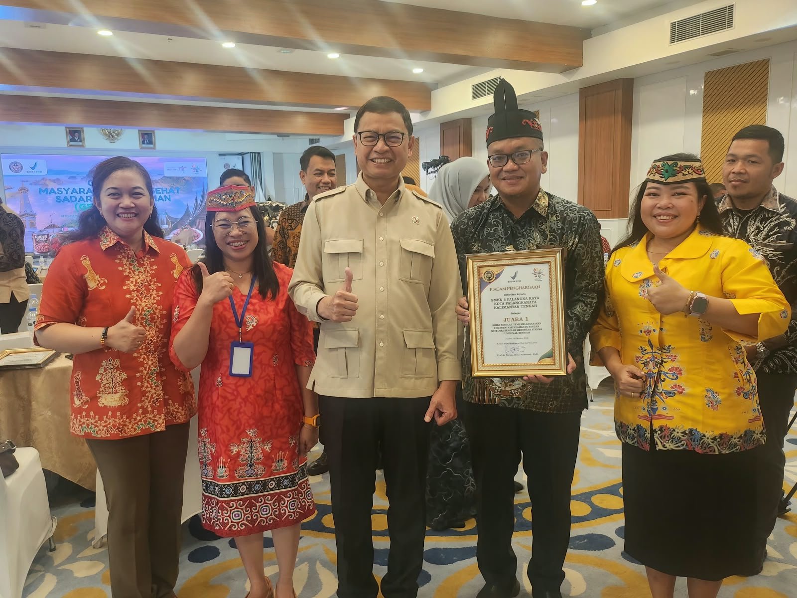 SMKN 5 Palangka Raya Raih Juara 1 Regional Tengah, Sukses Budayakan Keamanan Pangan di Lingkungan Sekolah