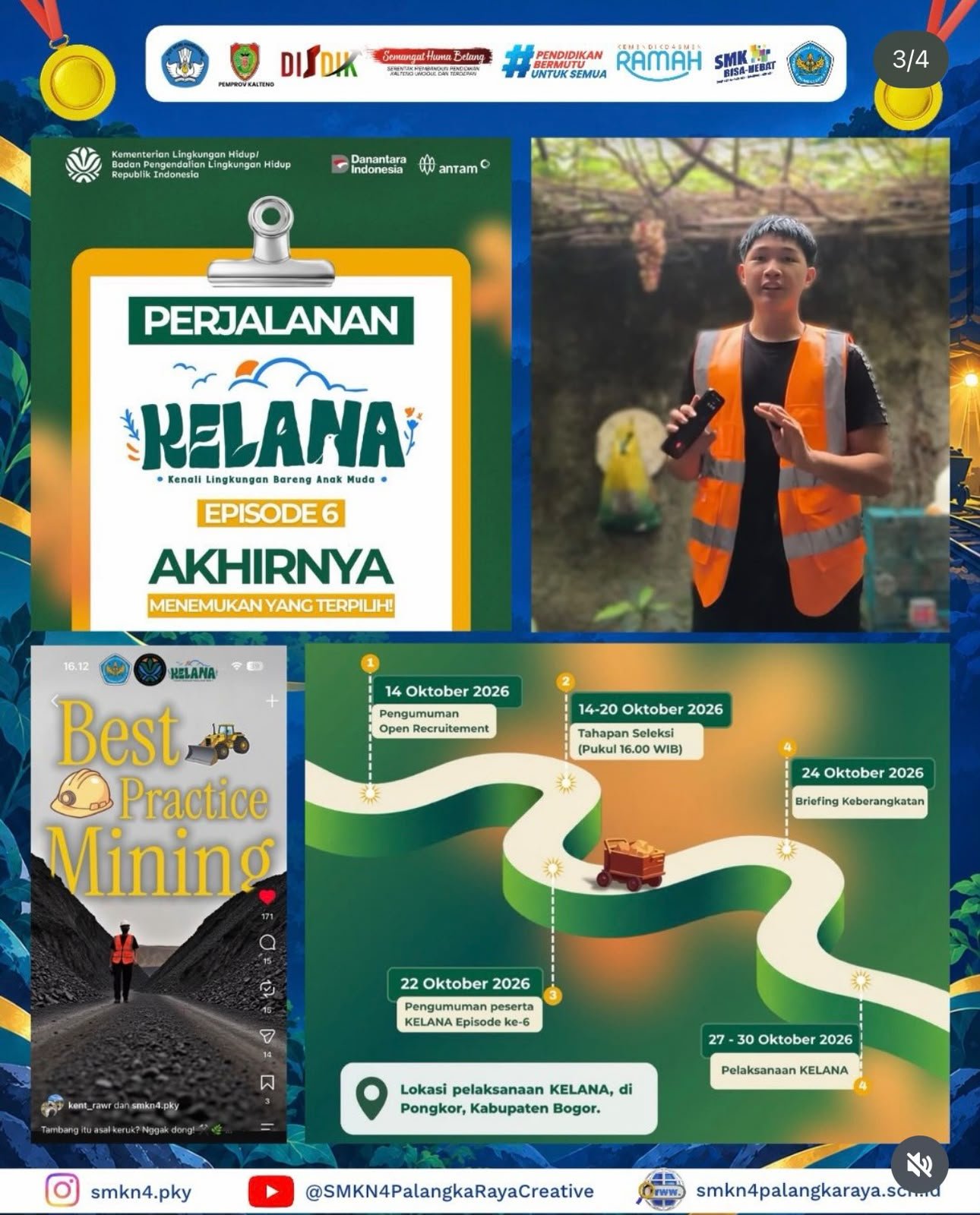 Murid SMKN 4 Palangka Raya Terpilih Jadi 1 dari 5 Peserta se-Indonesia Program KELANA Episode 6