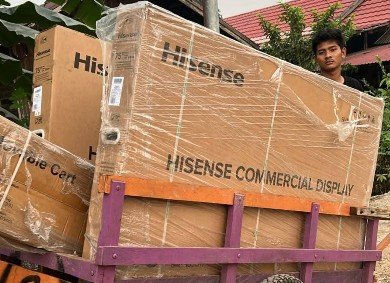 SMA Negeri 4 Buntok Terima 2 Unit Papan Interaktif Digital, Dukung Pembelajaran Modern Berbasis Teknologi