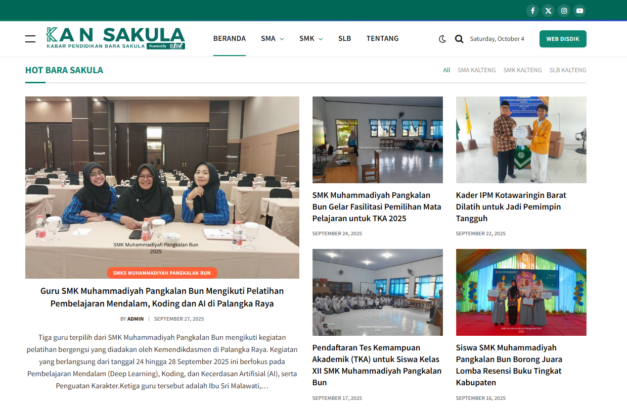 Berita dari jendela Sekolah