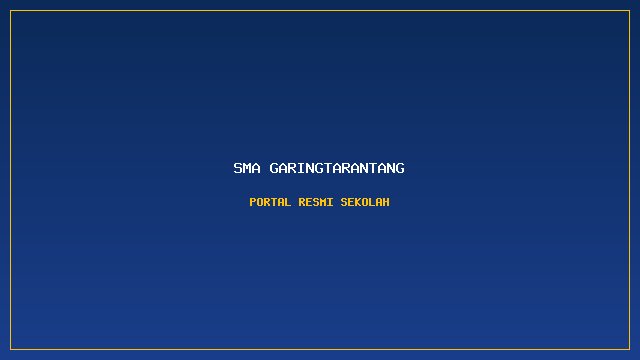 SMA GARINGTARANTANG