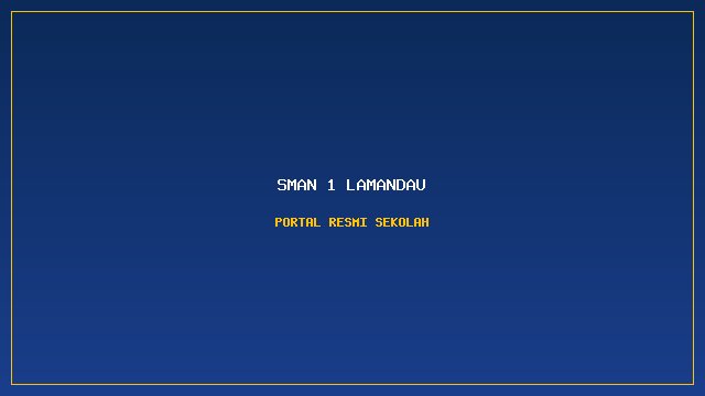 SMAN 1 LAMANDAU